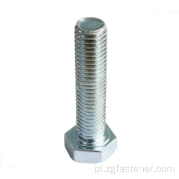 Bolts hexadecimal de aço carbono grau 8.8 parafusos hdg din933